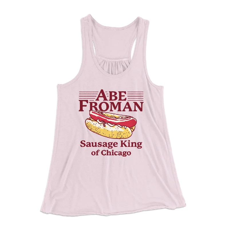 Abe Froman: Sausage King of Chicago Women's Flowey Tank Top relaxed fit tank