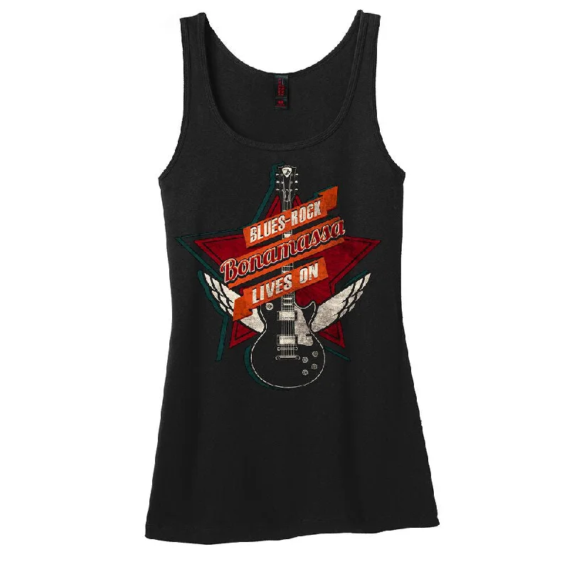 Blues Rock Lives On Tank (Women) sequin tank top