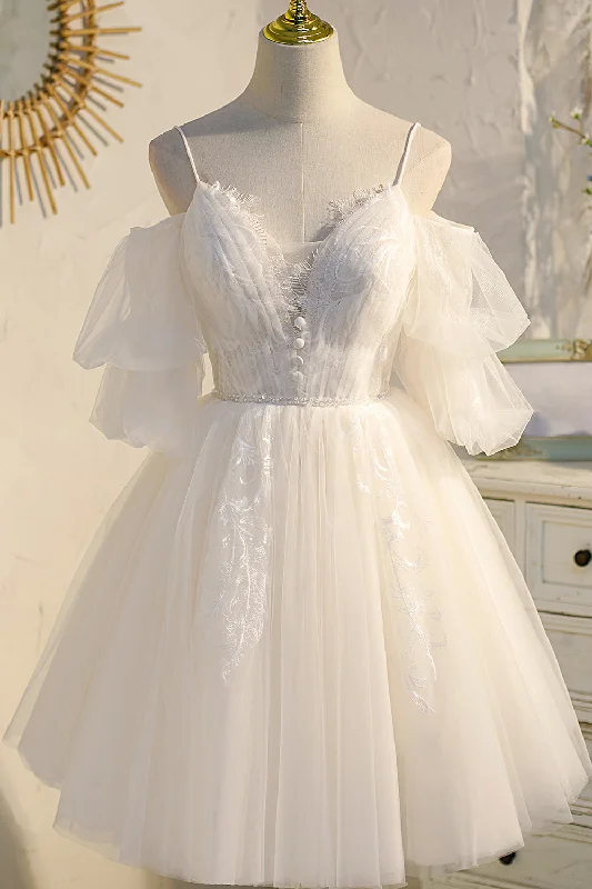 Cute Princess Prom Dresses Sweet Fairy Dress Tulle Homecoming Dress