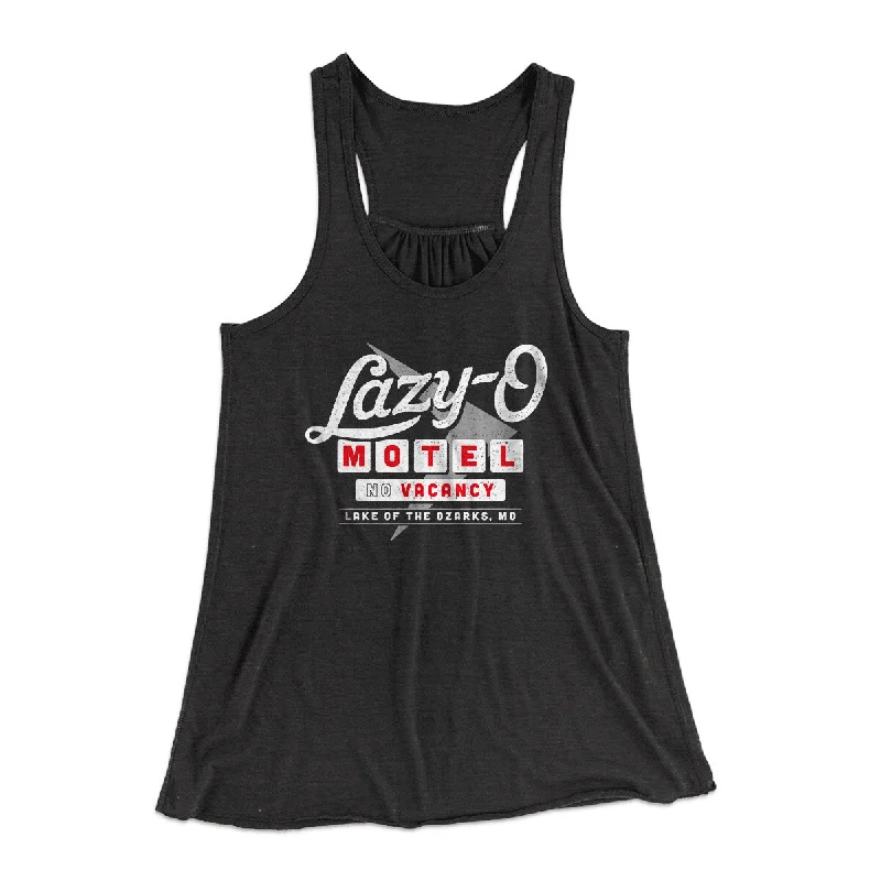 Lazy-O Motel Women's Flowey Racerback Tank Top fashionable tank top