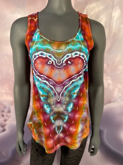 Large CornDog LADIES Tank #20 coral tank top