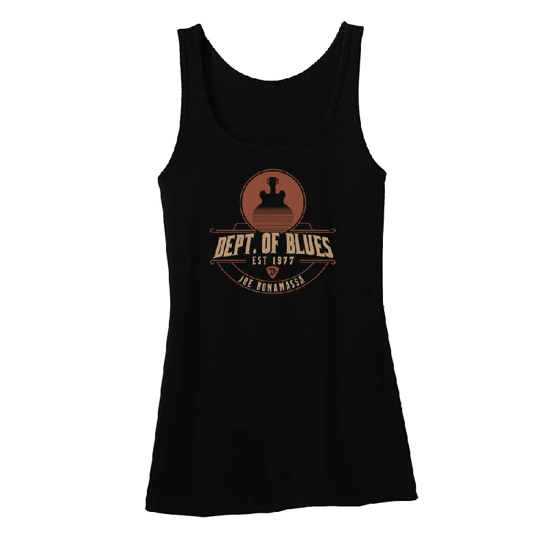 Dept. of Blues Tank (Women) print tank top