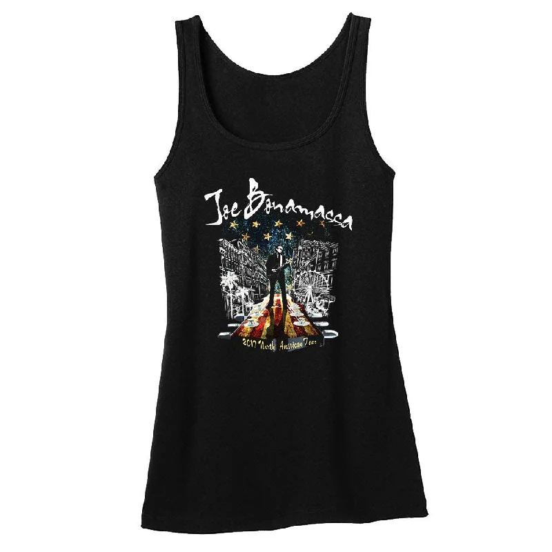 2017 North American Tour Tank (Women) striped tank top