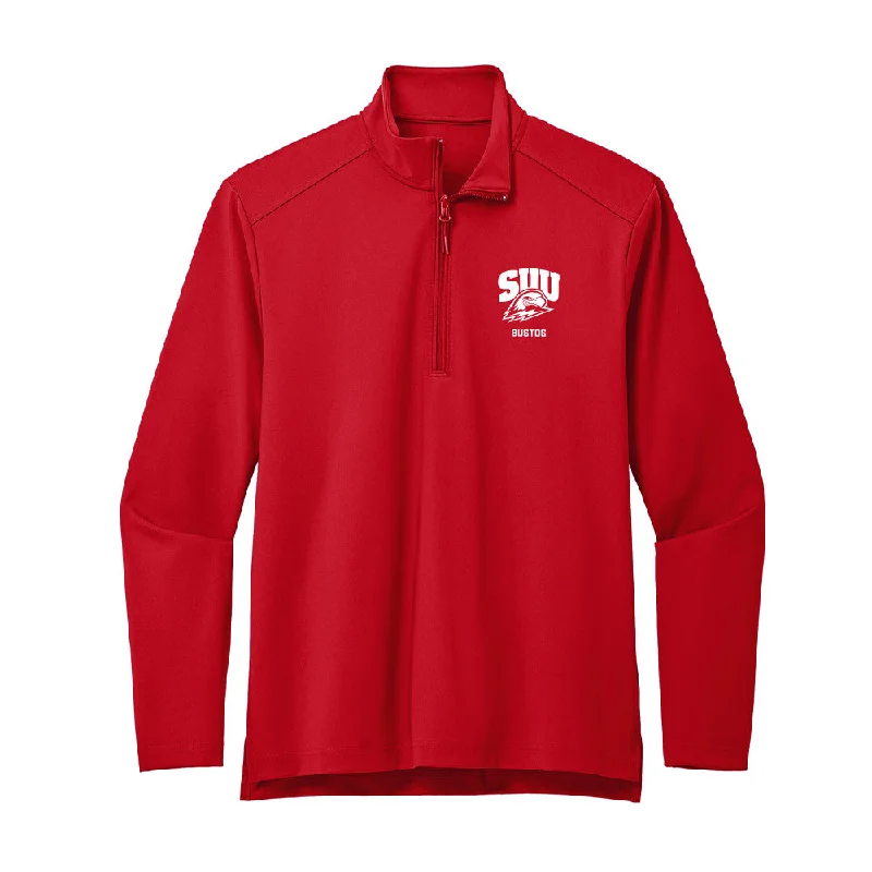 Southern Utah - NCAA Women's Soccer : Kaitlin Bustos - Premium Quarter Zip Jacket Plaid Jacket Tartan Jacket Houndstooth Jacket Southern Utah - NCAA Women's Soccer : Kaitlin Bustos - Premium Quarter Zip Jacket Plaid Jacket Tartan Jacket Houndstooth Jacket