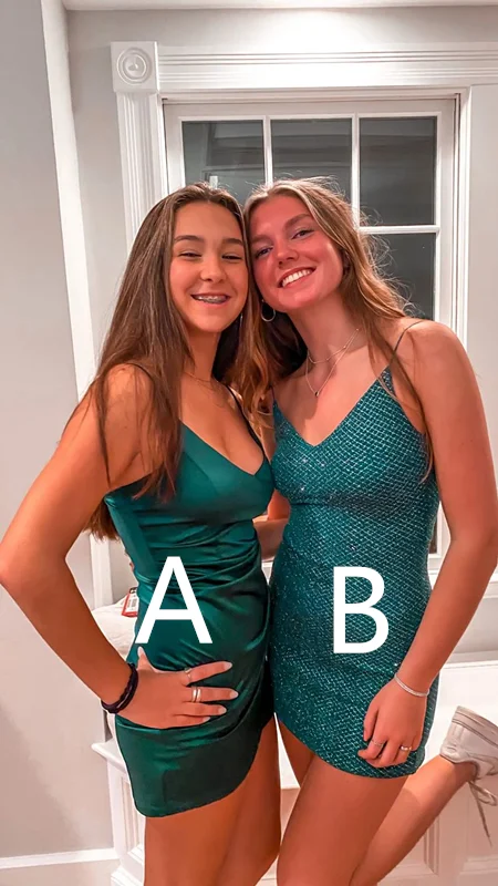 Green Spaghetti Straps Short Homecoming Dress,Green Graduation Dress For Teens Y2099 Green Spaghetti Straps Short Homecoming Dress,Green Graduation Dress For Teens Y2099