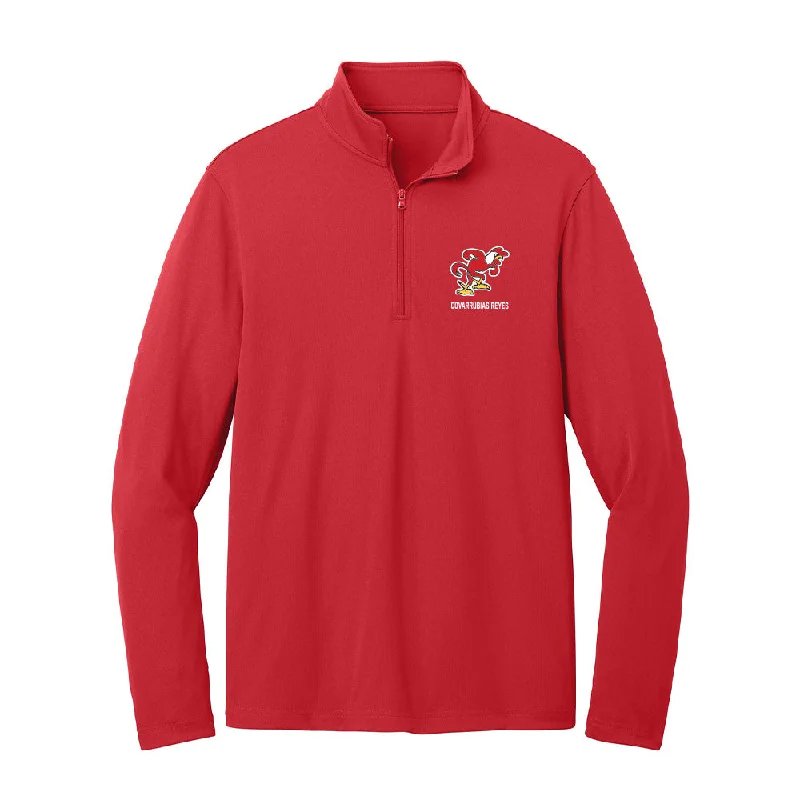 Jax State - NCAA Women's Bowling : Keyla Covarrubias Reyes - Lightweight Quarter Zip Jacket Embroidered Jacket Appliqued Jacket Beaded Jacket Jax State - NCAA Women's Bowling : Keyla Covarrubias Reyes - Lightweight Quarter Zip Jacket Embroidered Jacket Appliqued Jacket Beaded Jacket