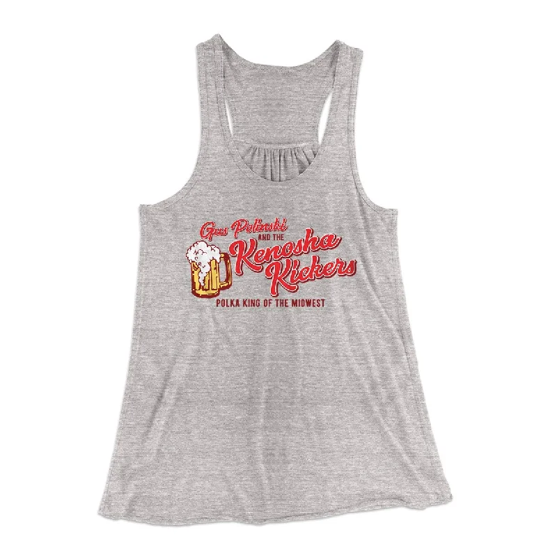 Kenosha Kickers Women's Flowey Tank Top mint tank top