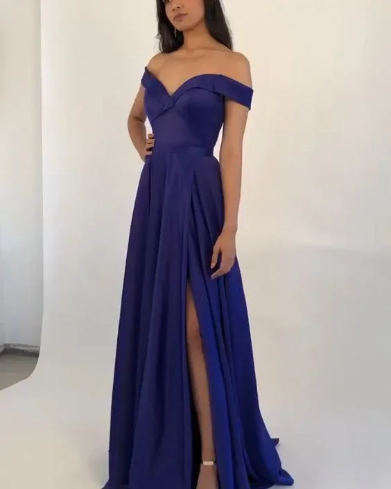 Long Prom Formal Evening Dress with Side Slit   cg18488