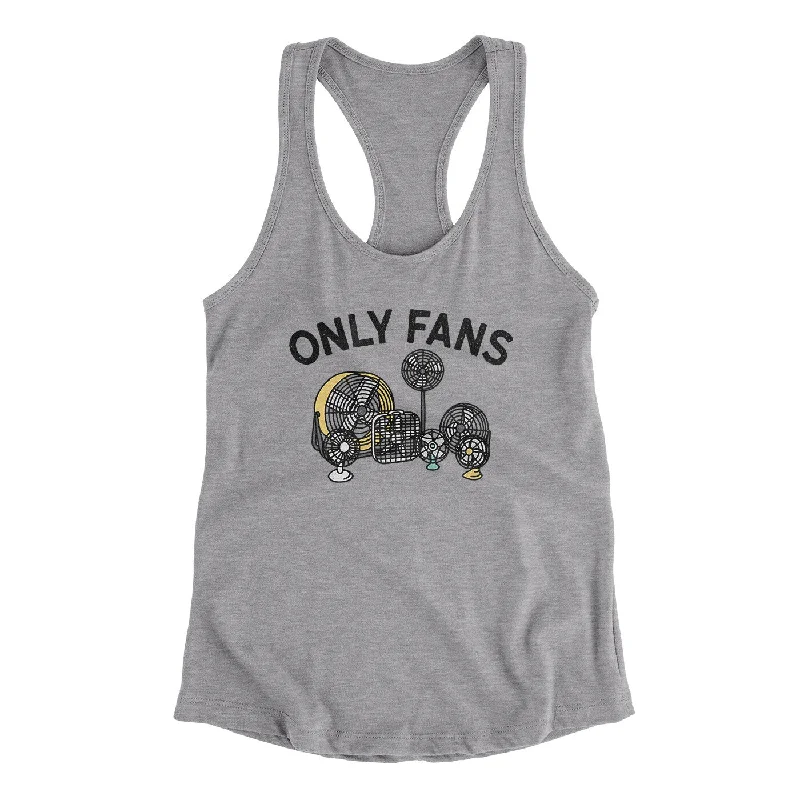 Only Fans Women's Racerback Tank cropped tank top