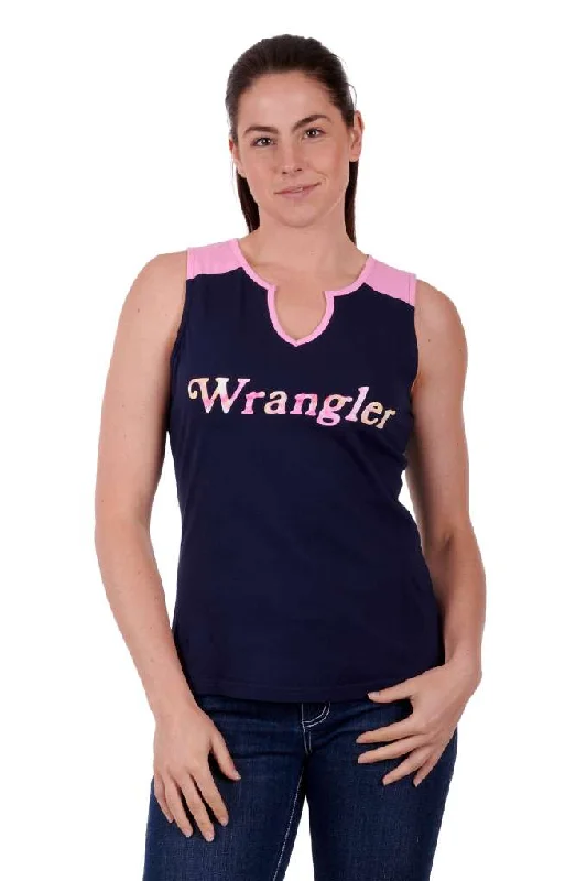 Wrangler Ladies Harmony Tank cherry red tank