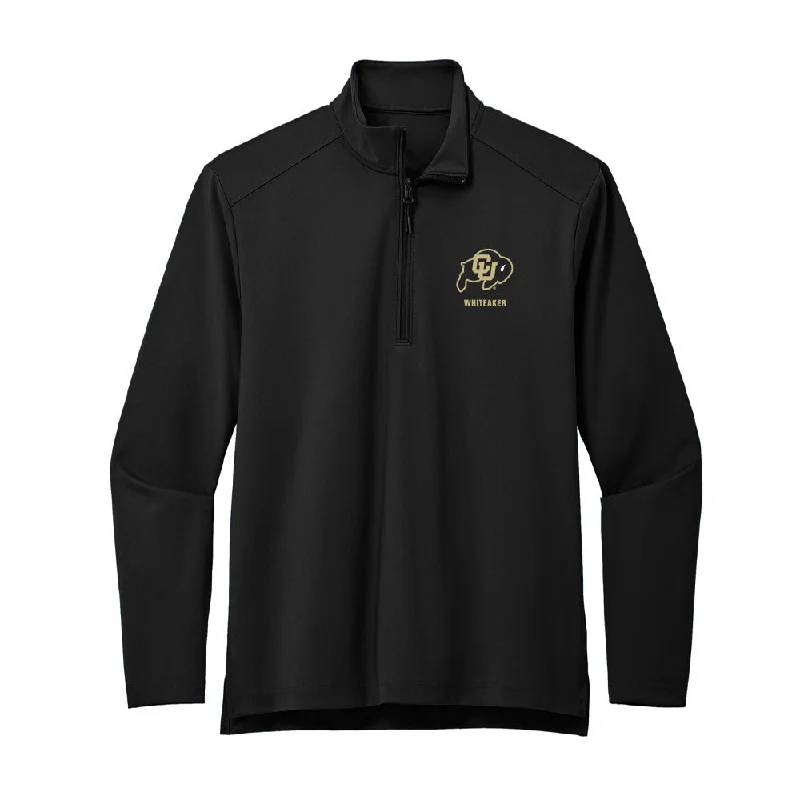 Colorado - NCAA Women's Soccer : Jordan Whiteaker - Premium Quarter Zip Jacket One-Shoulder Jacket Off-the-Shoulder Jacket Asymmetrical Jacket