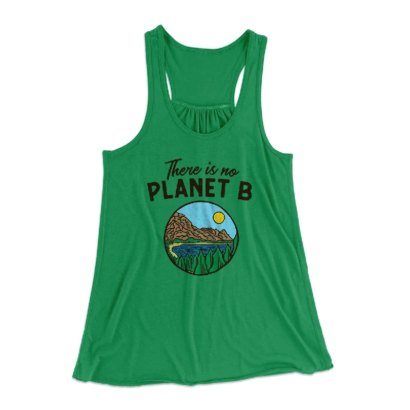 There is no Planet B Women's Flowey Tank Top workout tank top