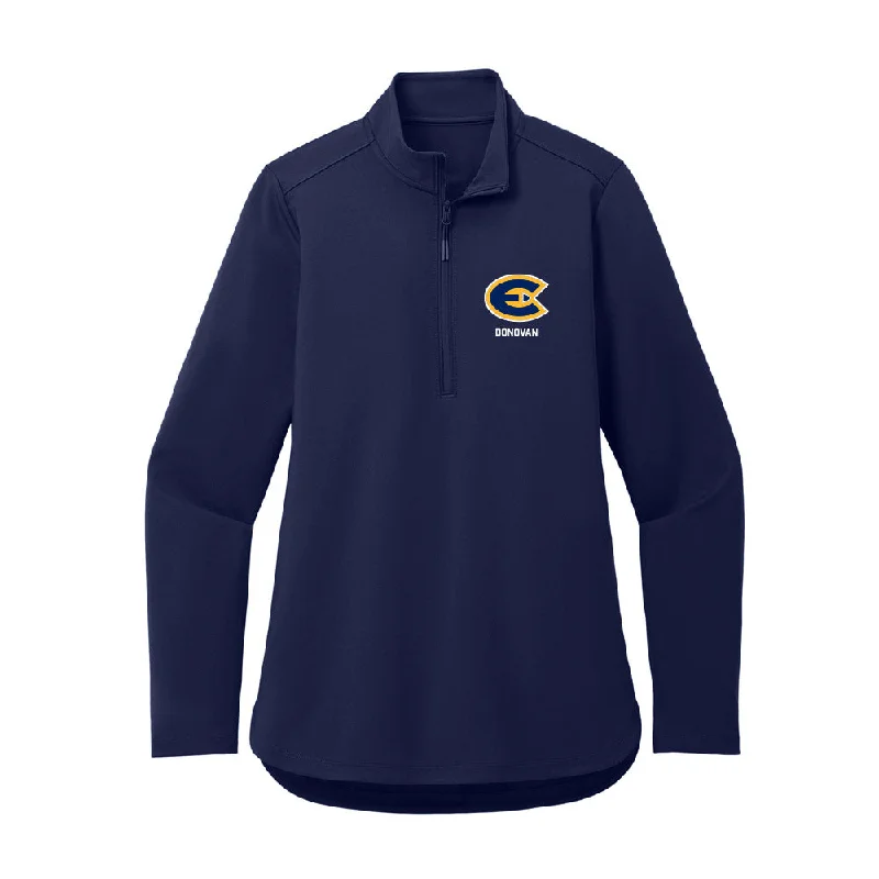 UW Eau Claire - NCAA Women's Soccer : Emma Donovan - Women's Premium Quarter Zip Jacket Quilted Jacket Puffer Jacket Insulated Jacket