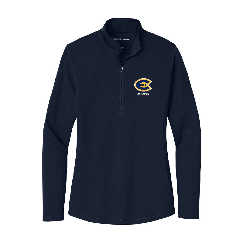 UW Eau Claire - NCAA Women's Soccer : Emma Donovan - Women's Lightweight Quarter Zip Jacket Anorak Shell Jacket Lightweight Jacket