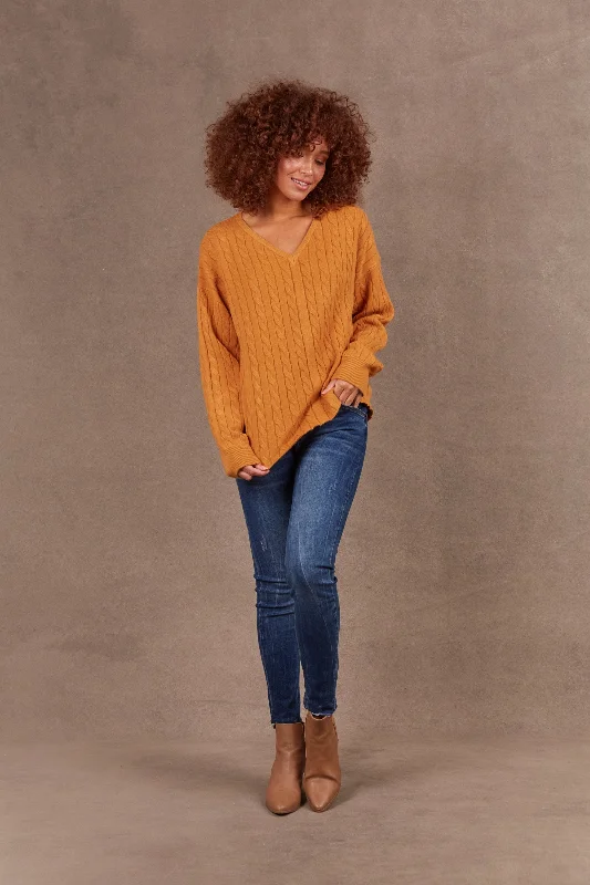 Alawa Cable Knit - Ochre