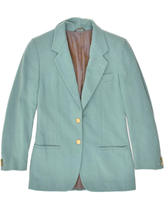 HENRY COTTONS Womens 2 Button Blazer Jacket IT 40 Small Green