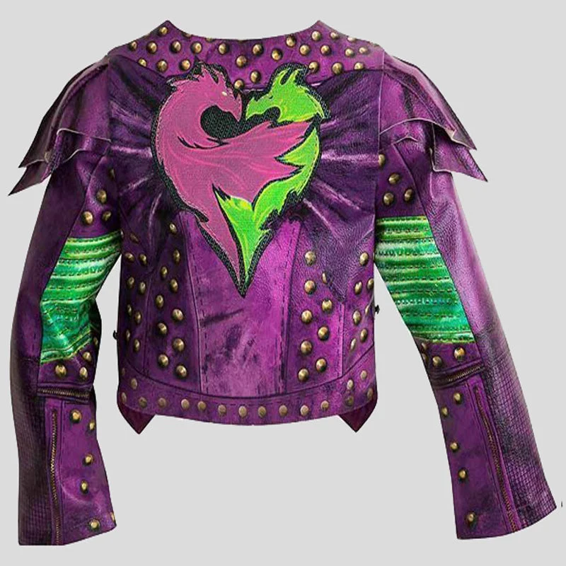 Mal Descendants 2 Studded Leather Jacket