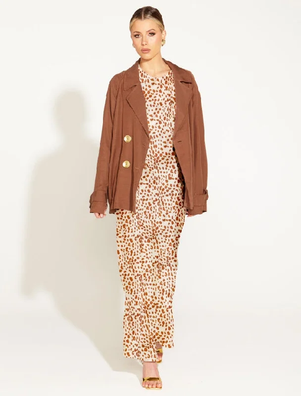 One And Only Oversized Blazer - Mocha