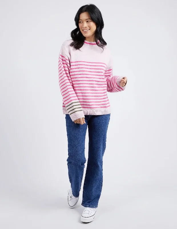 Penny Stripe Knit - Pink