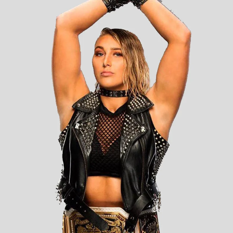 WWE Rhea Ripley Studded Vest