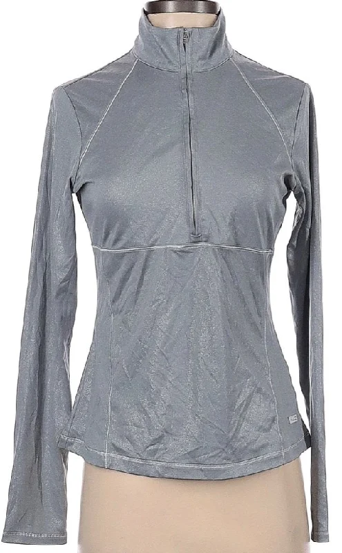 Annika by Cutter & Buck Silver Half Zip Pullover Size S MSP$90