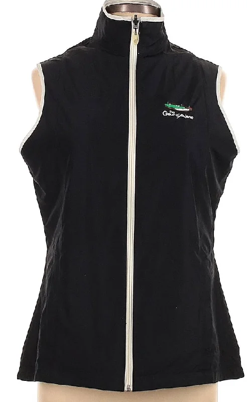 Antigua Women's Black Reversible Vest w/ Logo Size L MSP$75