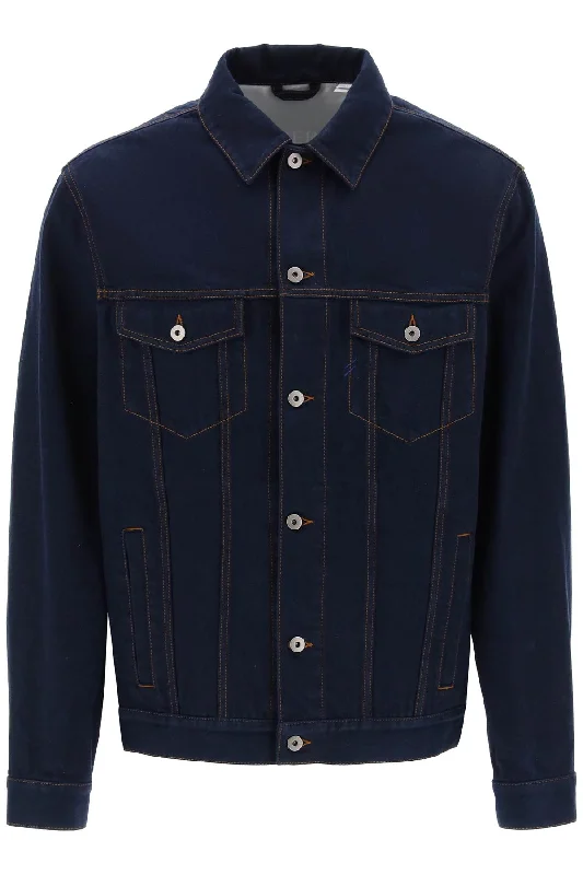 Burberry japanese denim jacket for men/w 8080770 INDIGO BLUE