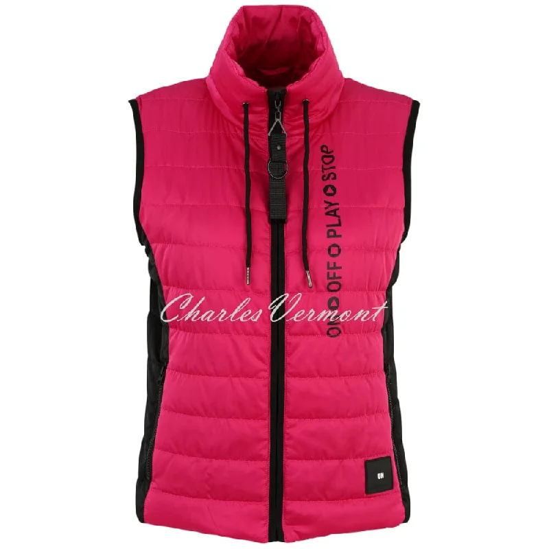 Doris Streich Lightly Padded Gilet - Style 569189-42 (Hot Pink)