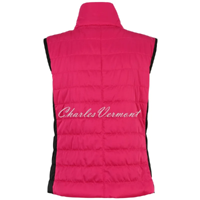 Doris Streich Lightly Padded Gilet - Style 569189-42 (Hot Pink)