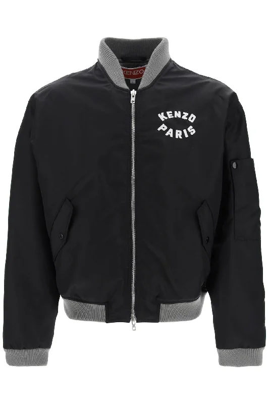 Kenzo lucky tiger bomber jacket FE55BL1279OC BLACK