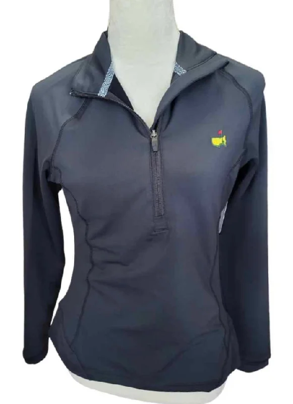 Magnolia Lane Half Zip Golf Pullover with Masters Logo Size S MSP$90