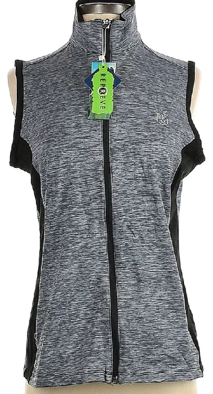 New Women's Bermuda Sands Gray Heather Golf Vest Size S MSP$75