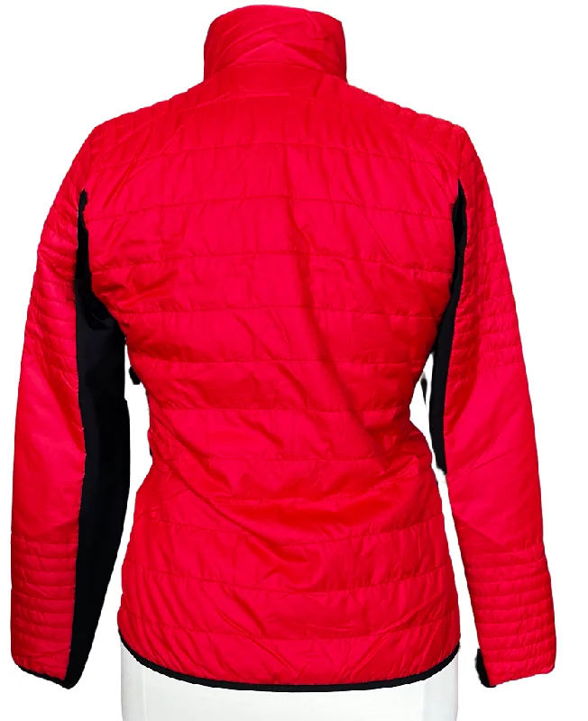 New GGBlue Halley Quilted Jacket - Red/Black MSP$136