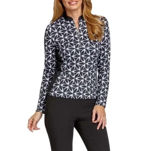 New Women's Tail Activewear Laken Dancing Stars Quarter Zip Golf Pullover MSP$105