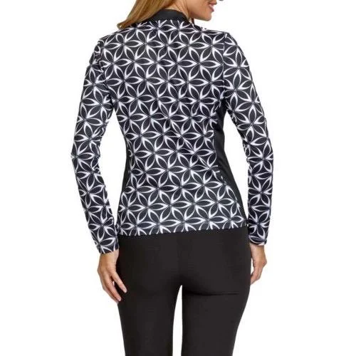 New Women's Tail Activewear Laken Dancing Stars Quarter Zip Golf Pullover MSP$105