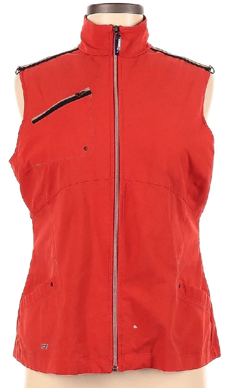 Women's Tail Vintage Red Golf Vest Size M