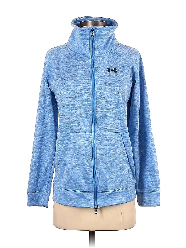 Under Armour Blue Heather Track Jacket Size XS