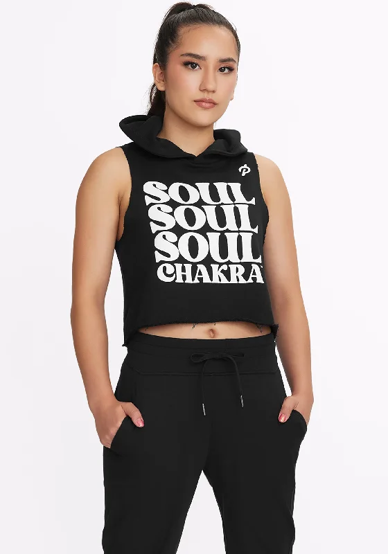 Peloton x Soul Chakra Sleeveless Cropped Hoodie