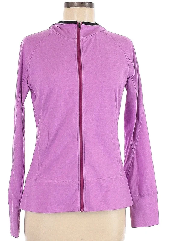 Zero Restriction Fuchsia Heather Full-Zip Hooded Golf Top Size M MSP$168