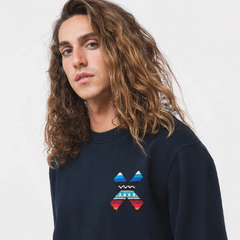 SUDADERA CLASSIC AZUL MARINO