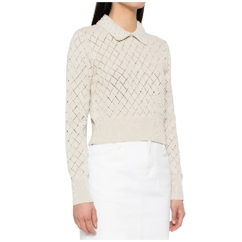 Pearl Pointelle Sweater