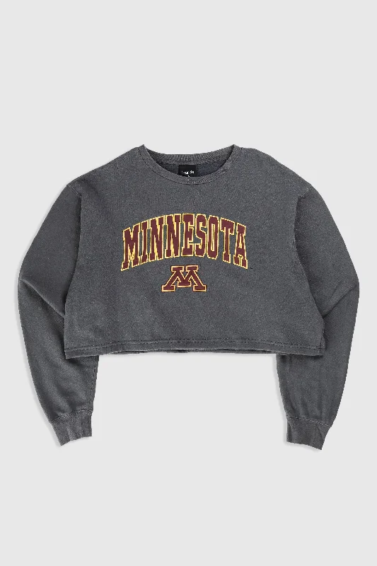 Rework Minnesota Crop Sweatshirt - XL