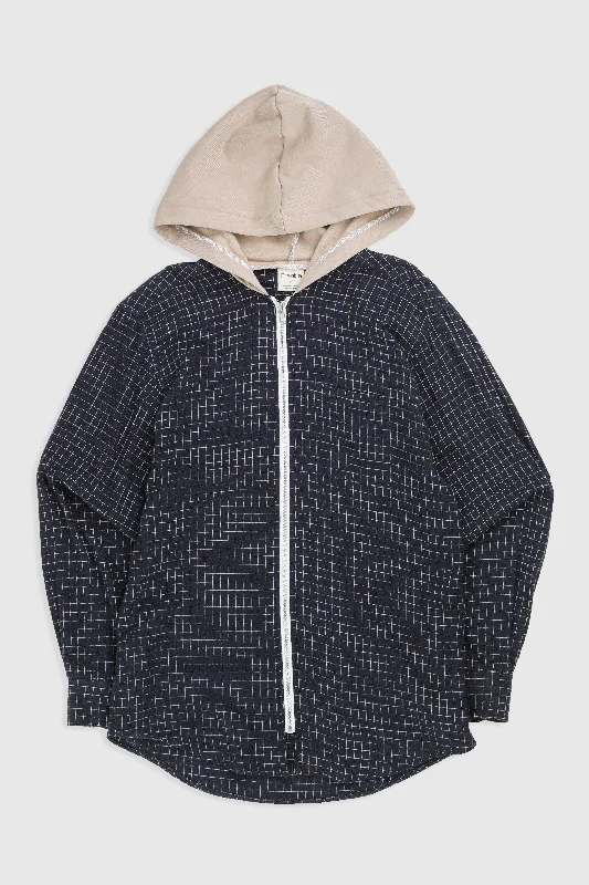 Unisex Rework Hooded Flannel - S