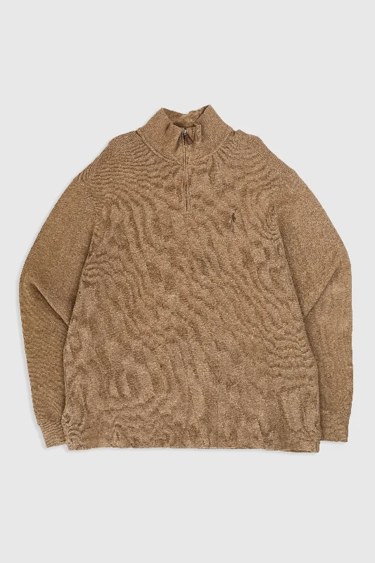 Vintage 1/4 Zip Knit Sweater