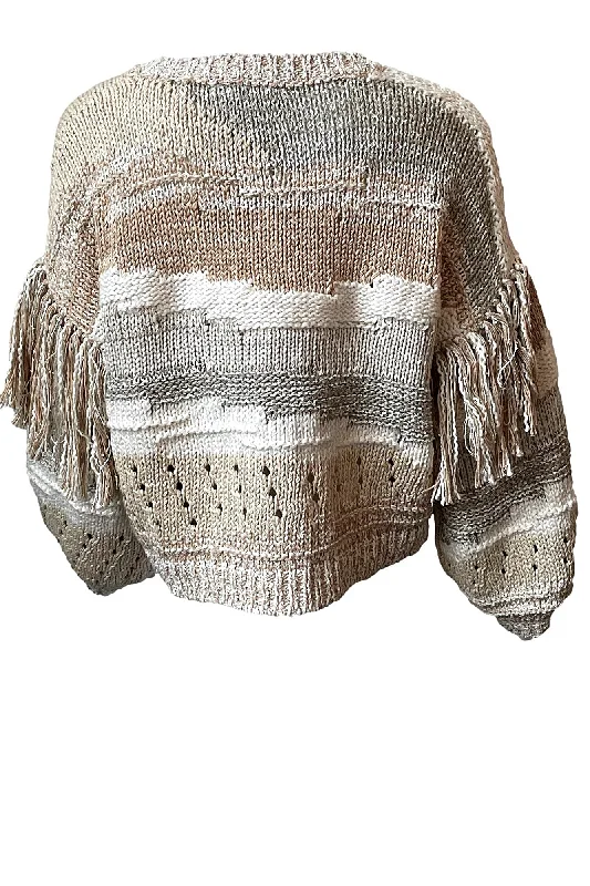 Zora Sweater-Ivory/Sand