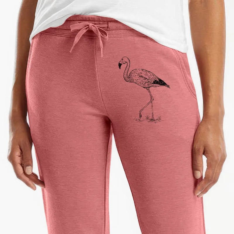 Andean Flamingo - Phoenicoparrus andinus - Women's Cali Wave Jogger Sweatpants