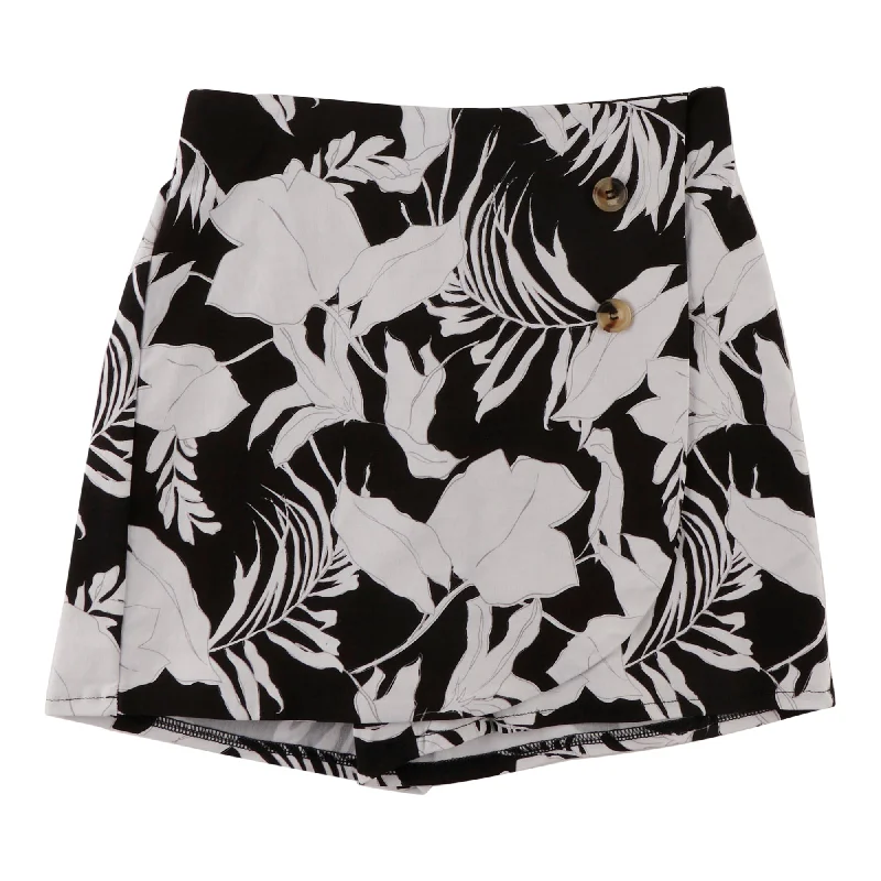 lily morgan Women's Tropical Printed Skort with Buttons