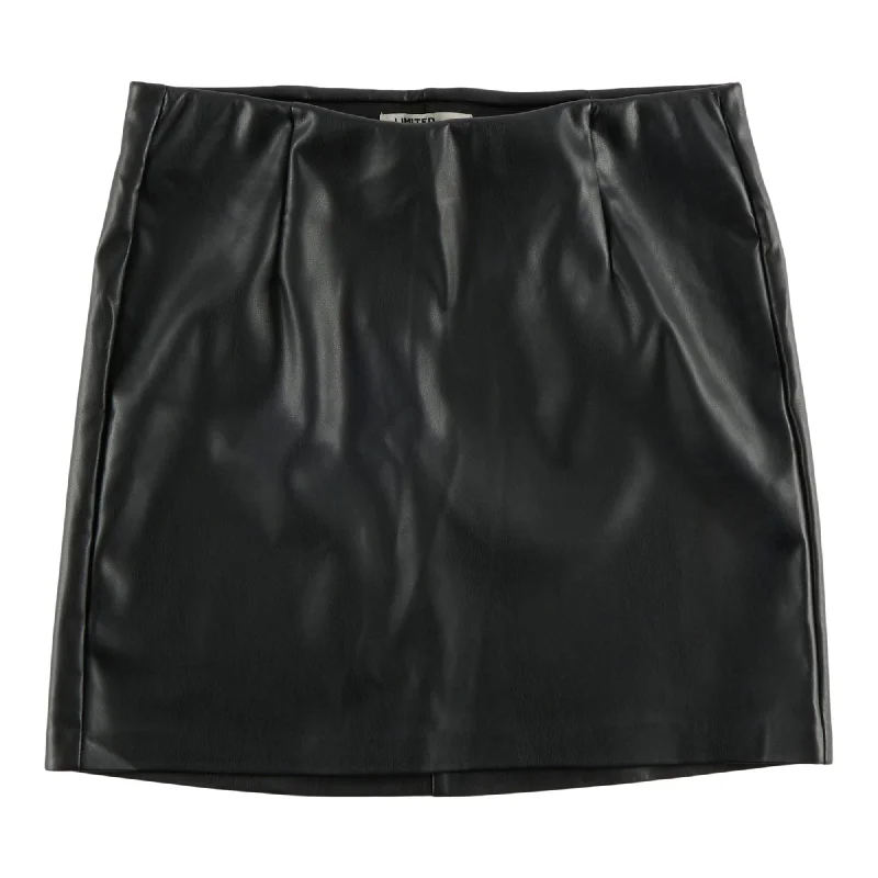 Limited Collection Women's Modern Age Faux Leather Skirt