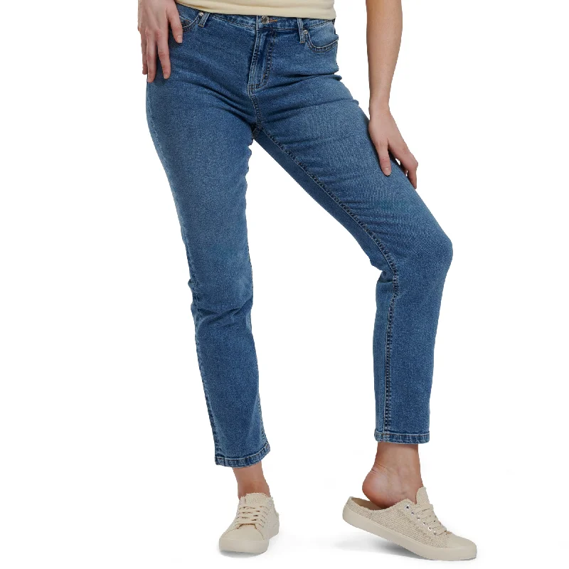 mySTYLE Women's Straight Leg Jeans