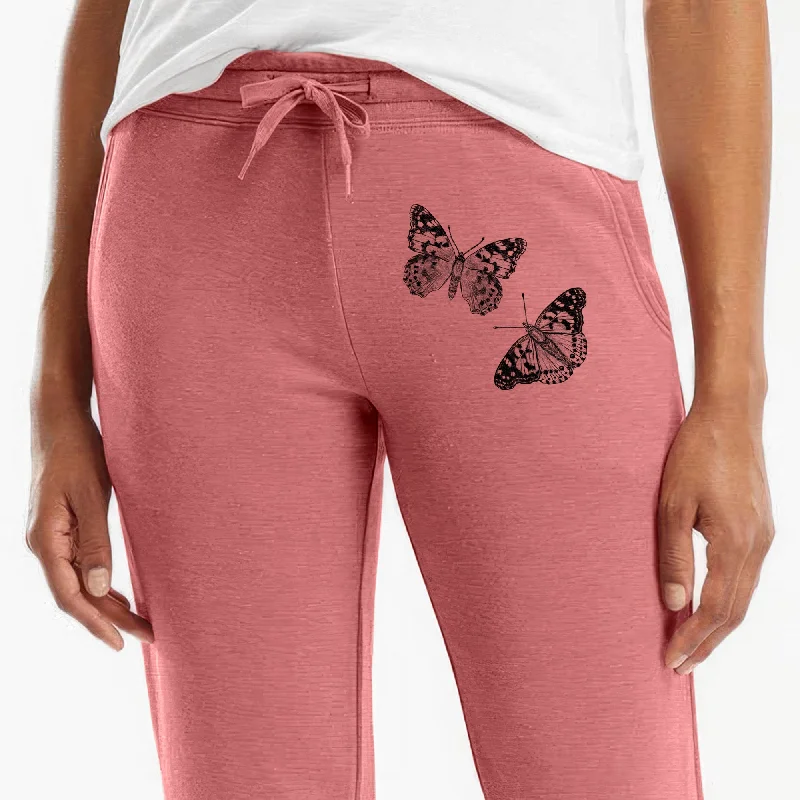 Painted Lady Butterflies - Women's Cali Wave Jogger Sweatpants